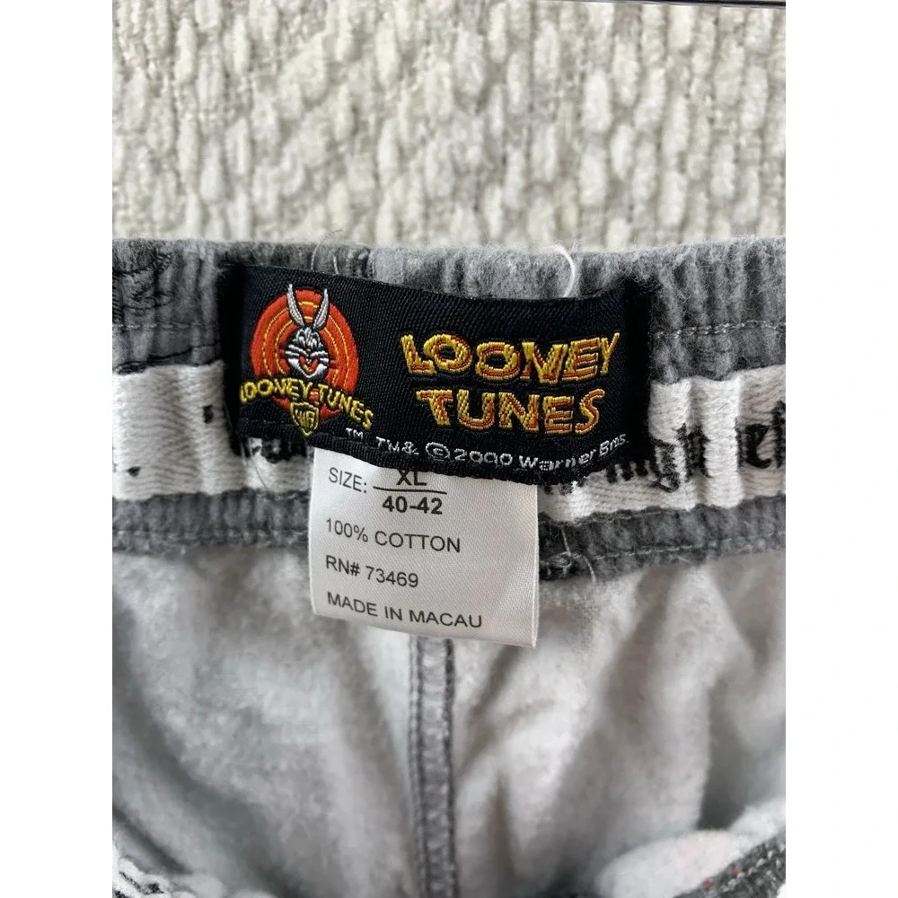 Vintage Looney Tunes Taz Boxers Men's Sz XL 40-42 Christmas Gray 2000 Y2K Cotton